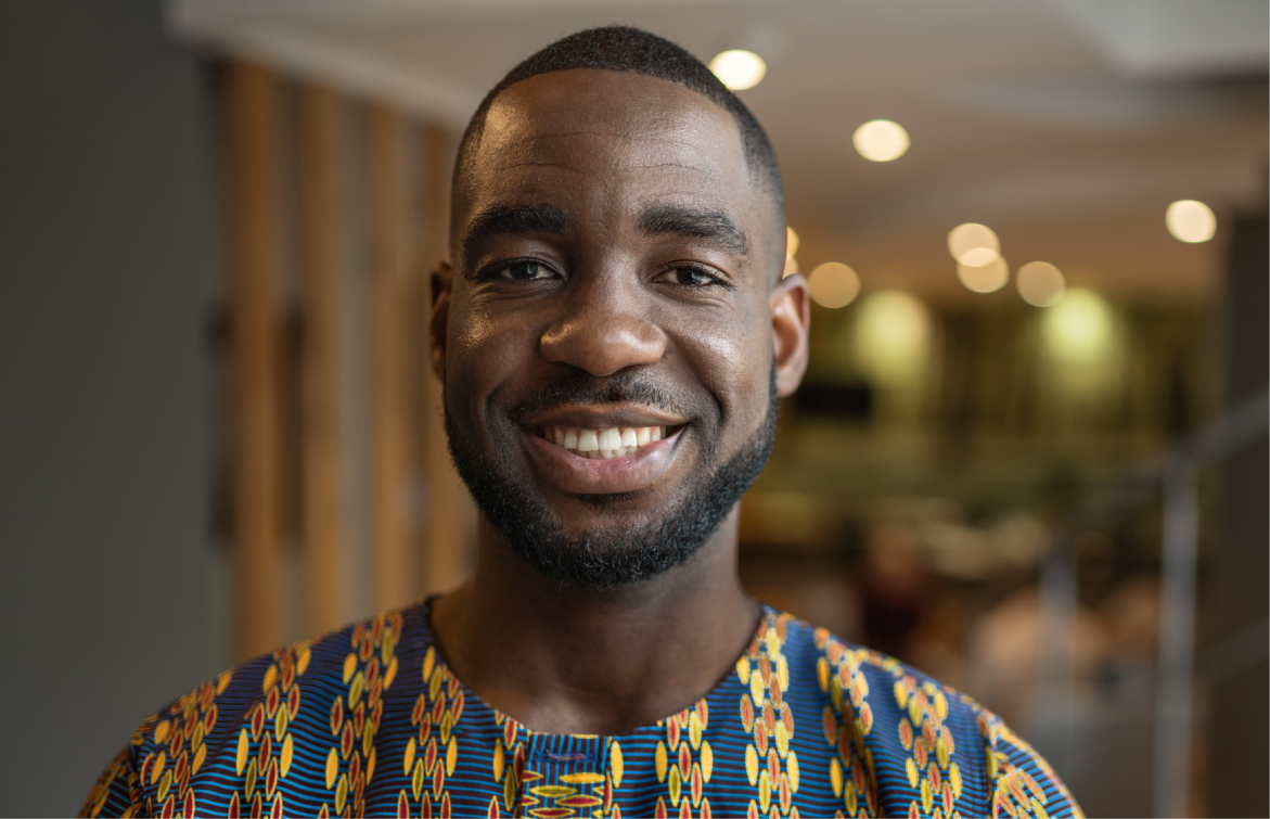 Smiling African Man