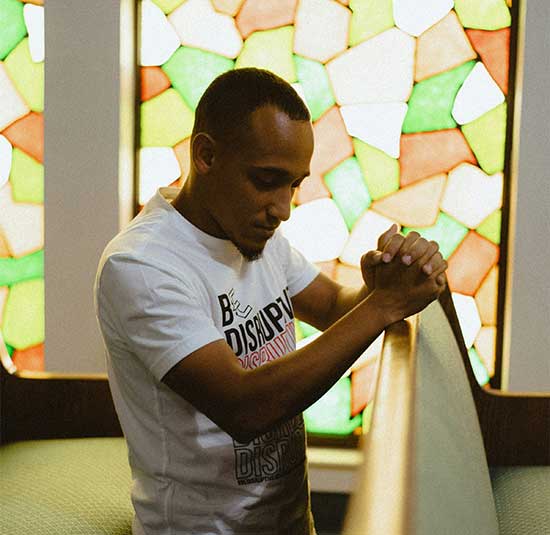 Praying at church can help provide the space you need to process your struggles with God.