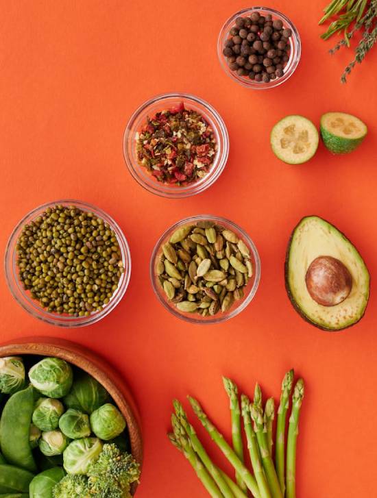 Different fruits, beans, seeds, vegetables, and spices offer many health benefits.