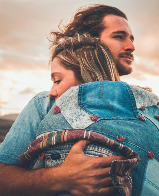 Love should be expressed during the easy and tough days. Couples sometimes hug each other after experiencing conflict to reassure each other of their love.