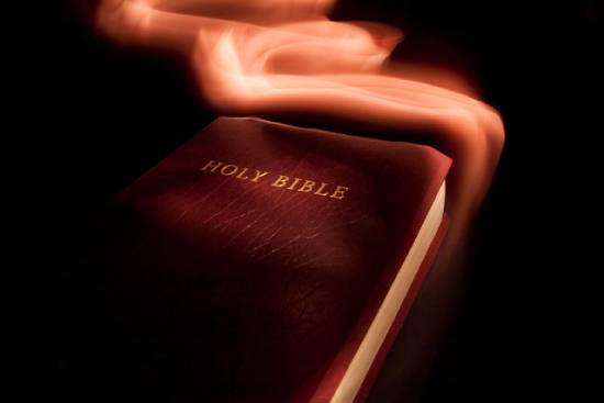 Holy Bible Holy Bible wrapped in a glowing halo of glory.